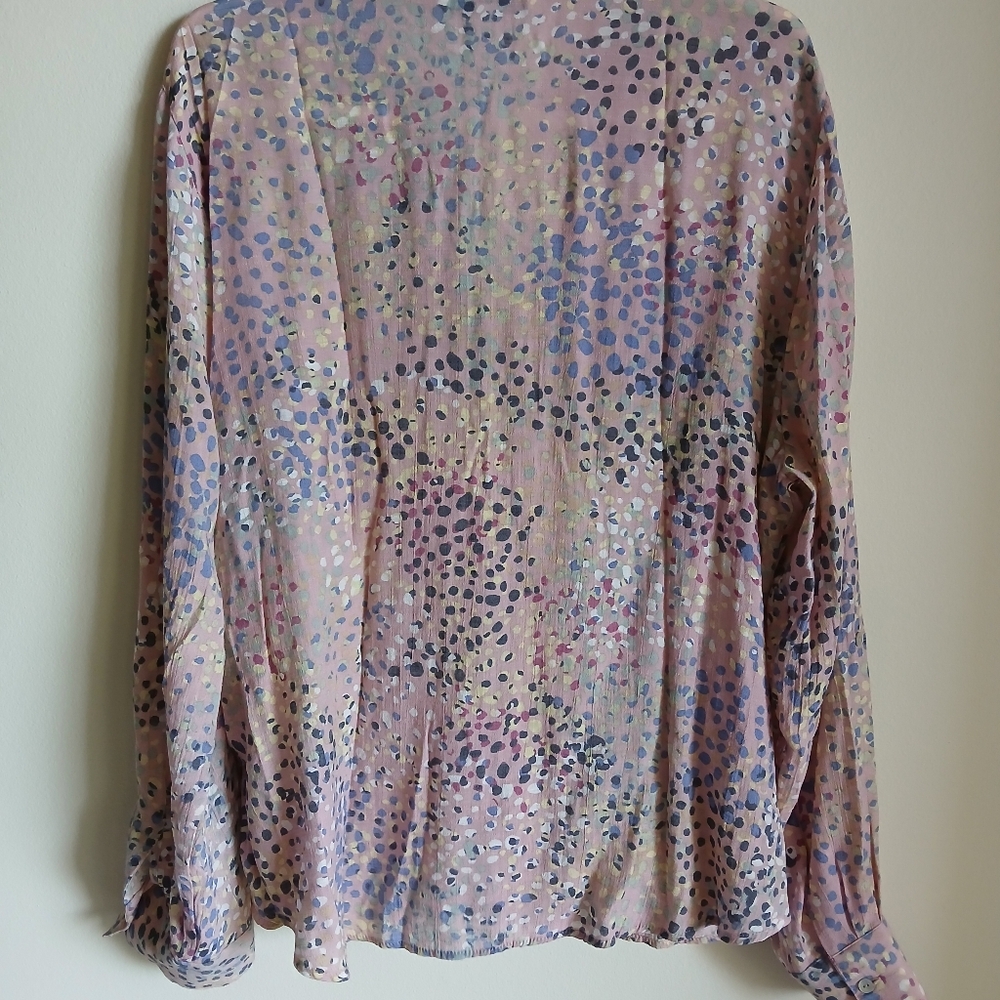 Zac & Rachel Multicolor Blouse Top Size XL - Picture 10 of 13